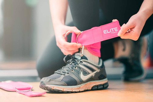 Grilletes Para Gimnasio, Femoral, Gluteo, Abductor, Gym Color Rosa