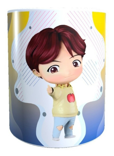 Taza - Tazón Diseño Bts, Suga, 320 Cc