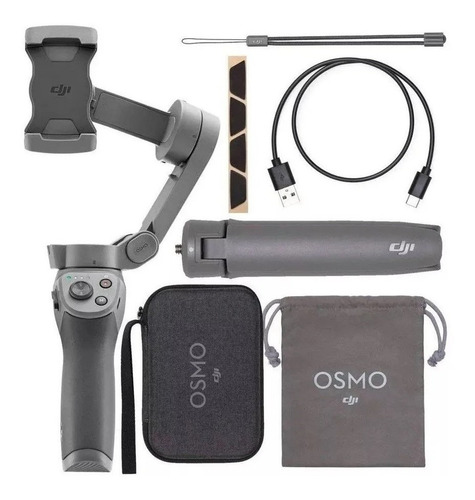 Estabilizador Dji Osmo Mobile 3 Versão Combo (tripé + Bolsa) Cor Prateado