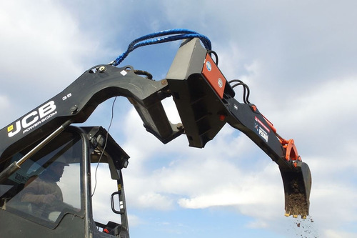 Implemento Retroexcavador Rs450 Pivotante P Minicargadora