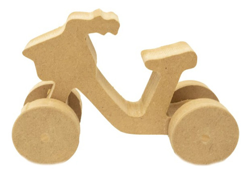 Auto/bici Con Ruedas Juguete De Arrastre Para Niños Mdf