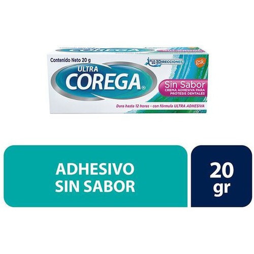 Crema Adhesiva Prótesis Dental Sin Sabor 20 Gr 