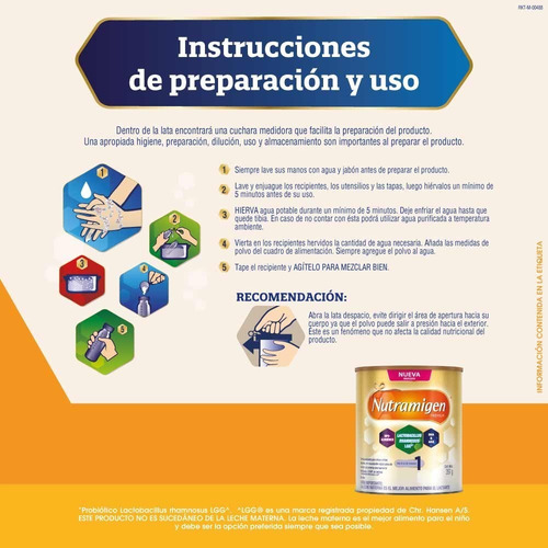 Fórmula Infantil Nutramigen Premium Con Lgg - 6 Latas 2.1 Kg