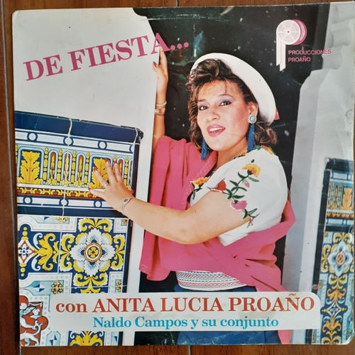 Disco De Anita Lucia Proaño Acetato Lp  Long Play