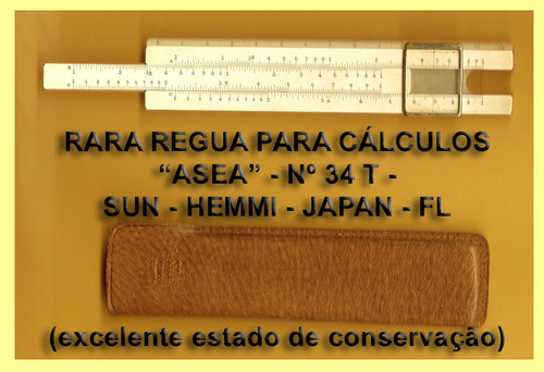 Régua De Cálculo Profissional - Asea -veja Fotos Cod.097