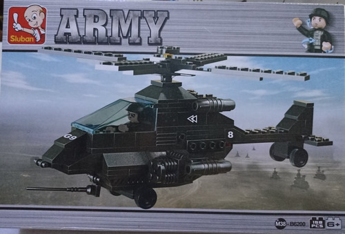 Sluban Army Helicóptero De Guerra Bloques De Construcción Cantidad De Piezas 158