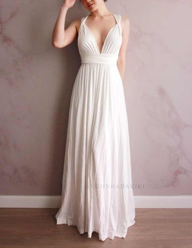 modelos de vestido longo branco