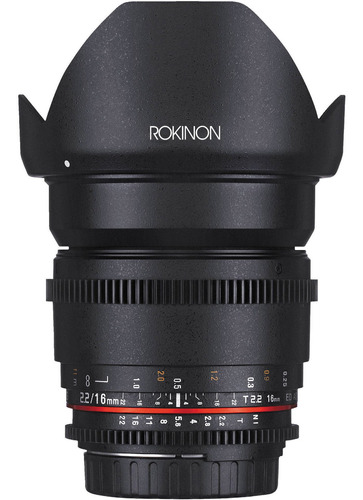 Rokinon 16mm T2.2 Cine Ds Lente Para Canon Ef Mount Para Aps