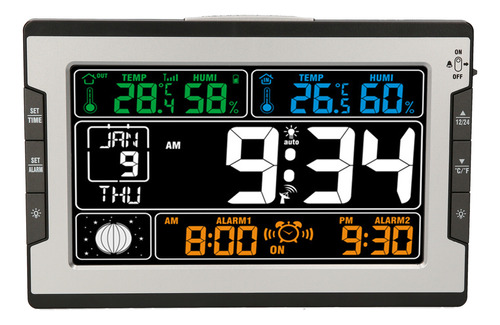 Reloj Digital Multifuncional Termómetro.higrómetro