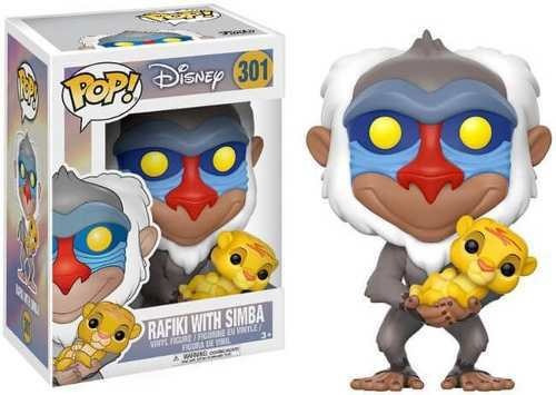 Funko Pop Rafiki With Simba Disney 301 El Rey León