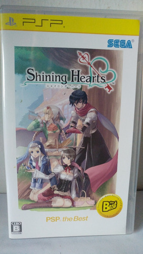 Playstation Psp Shining Hearts Japon Anime Videojuego Rpg
