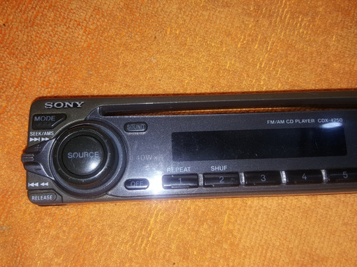 Caratula Autostereo Sony Cd Player Cdx-4250 (Usado)