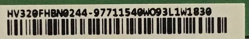 T-con LG 44-97711540w Hv320fhbn0244 Modelo 32ma70hy-pa.ausee (Usado)