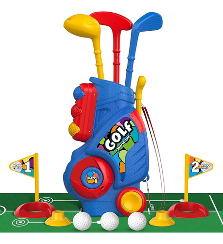 ~? Liberry Toddler Golf Set Con Putting Mat Para 2 3 4 5 Yea