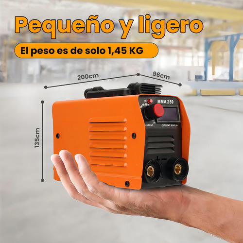 Marhynchus Soldadora Unbranded Soldadora Inversora Color Naranja 127v,3800w Portatil Mini Soldadura Kits 20-250a,objetos Aplicables: Acero Al Carbono, Acero Inoxidable