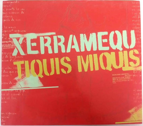 Xerramequ Tiquis Miquis- Homónimo Imported Spain Digipack Cd