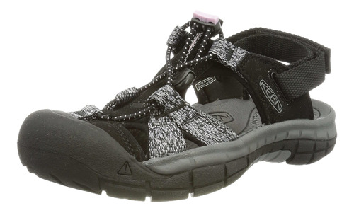 Keen Sandalia Deportiva Ravine H2 Para Mujer, Negro/rosa Am.