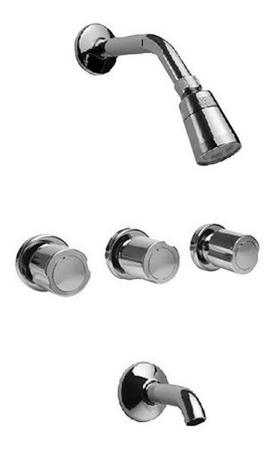 Imagen 3 de 10 de Combo Baño Griferias Vanitory Bacha Espejo Tolva Wengue Baño
