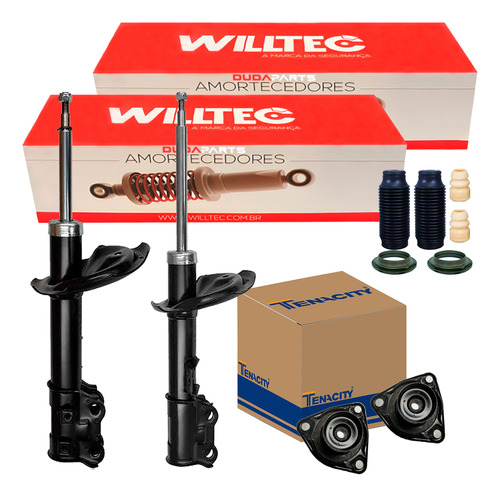 Par Amortecedor Kit Dianteiro Hyundai I30 09/12 Willtec