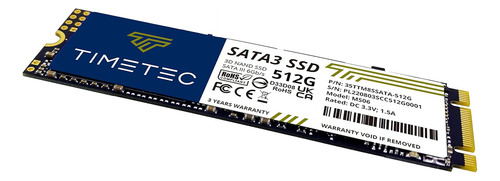 Timetec 512gb Ssd 3d Nand Qlc Sata Iii 6gb/s M.2 2280 Ngf...