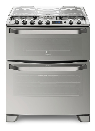 Cocina Multigas Electrolux 76dxr Acero Inoxidable Clase A