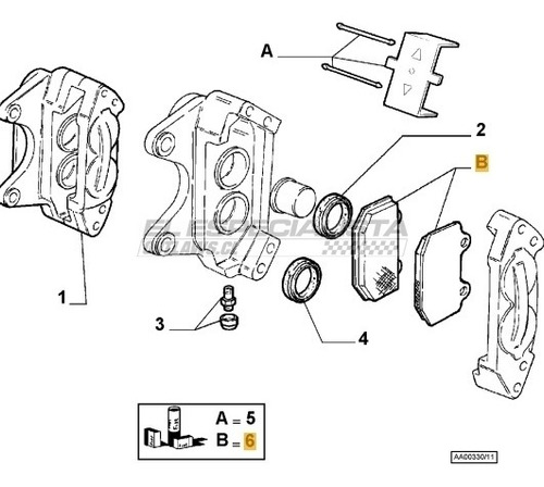 Pastilla De Freno Delantera Mitsubishi Lancer Evo Ix 2001