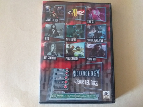 Dvd Rockthology/  Leyendas Del Rock. Vol. 10
