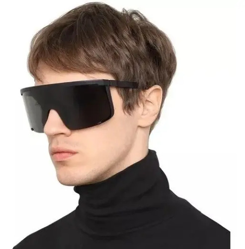 Lentes De Sol Gafas Muy Grandes Visor Visera Color Negro | Meses sin  intereses