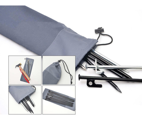 Bolsa De Almacenamiento De Estacas Para Tienda De Campaña,