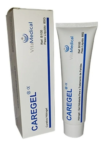  Vita Medical Caregel Gel Hidrogel Pomada Hidratante Cicatrizante 85g Tubo