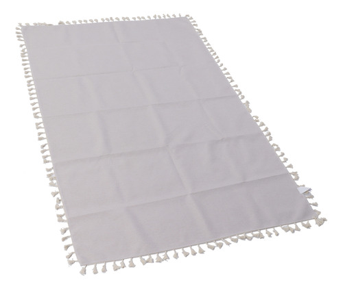 Manteles De Lino De Algodón Borlas Cubierta De Mesa