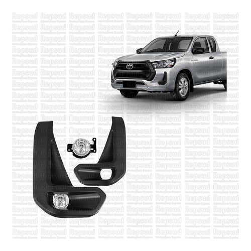 Kit De Neblineros Ambos Lados Toyota Hilux Revo 2021