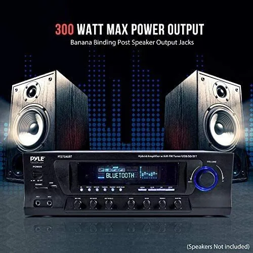 Amplificador Pyle Estéreo Receptor Pt272aubt Am/fm Usb/sd en venta en