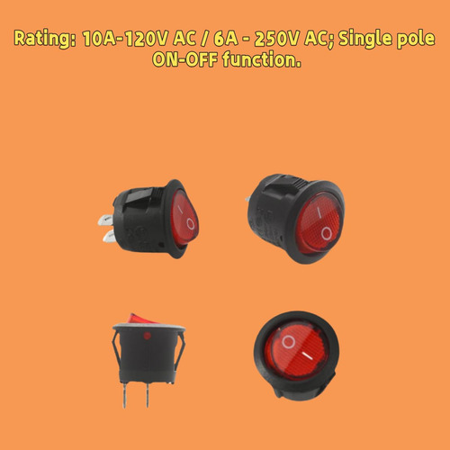 Paquete De 6 Interruptores De Encendido Y Apagado Compatible