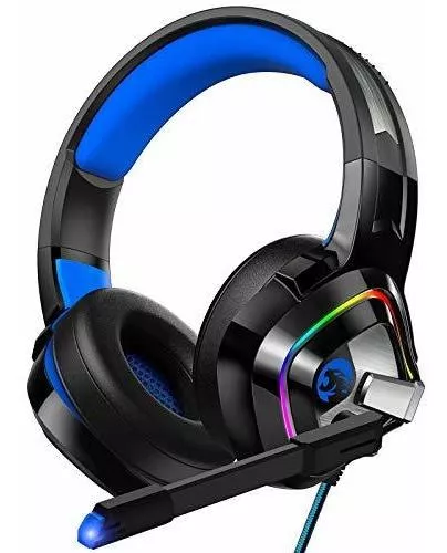 Auriculares Ps4 Ps5 Xbox One Pc Cascos Gaming Micrófono Rgb