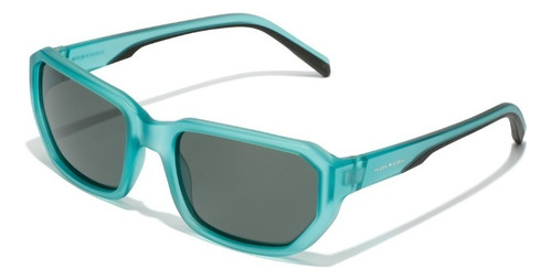 Gafas De Sol Polarizadas Hawkers Bolt Hombre Y Mujer Lente Negro Varilla Azul Armazón Azul Diseño Mirror