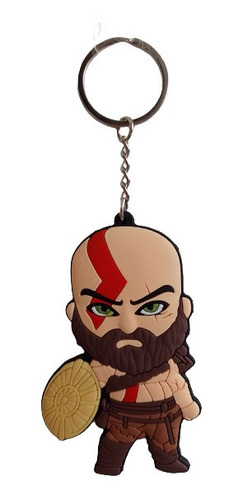 Llavero Kratos De Goma - God Of War 
