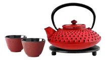 Comprar Tetera+posa Tetera Hierro Fundido 500cc +infusor+ 2 Cuencos