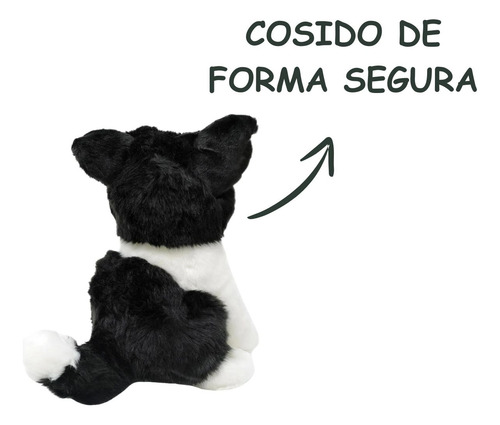 Perro De Peluche Border Collie Viahart Suave Y Tierno 26 Cm