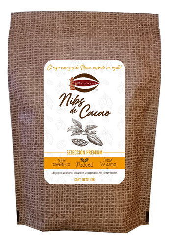 Nibs De Cacao Orgánico 2 Kg