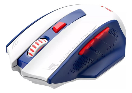 Ratón inalámbrico Redragon Woki M994WBR para jugadores, color azul-plata