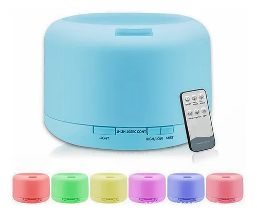 Humidificador Ultrasonico 500ml + 5 Esencias De Regalo