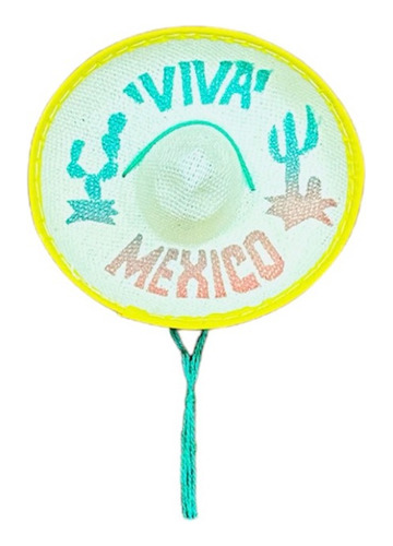 40 Sombreros Mini 10cm Tapa Botella Adorno Recuerdo Mexicano