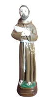 Comprar Estatua Imagen San Francisco De Asís En Yeso Pintado A Mano