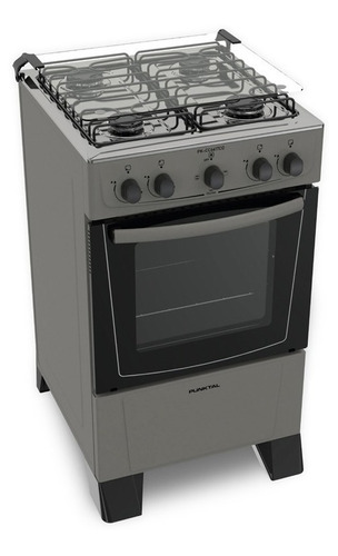 Cocina Combinada Punktal Titanium 4h Gas Horno Electrico Oy