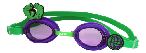 Goggle De Natación Kids Voit Marvel Avengers Hulk Color Verde