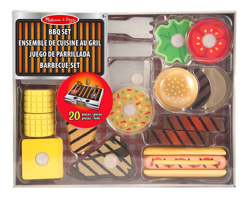 Set Barbacoa Pequeña De Madera Melissa & Doug