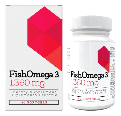 Fish Omega 3 1360mg Softgels - Unidad a $67000