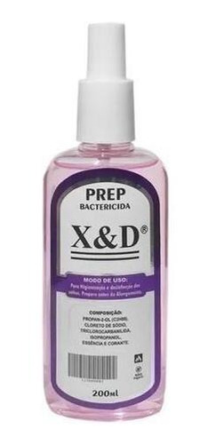 Spray Preparador Prep Profissional Antibactericida X&d 200ml