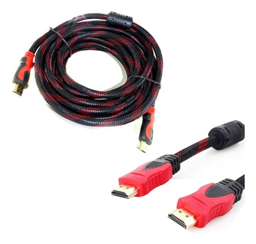 Cable Mallado Hdmi 5 Metros Ultra Resistente Gs